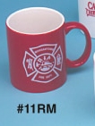 Ceramic Mug - Red  11oz