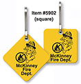 Custom Zipper Pulls - Square