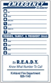 Flexible Info Magnet Emergency