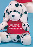 9" PLUSH STUFFED DALMATION - (Imprinted)