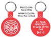 MALTESE CROSS KEY TAG