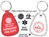 SADDLE KEY TAGS