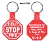 STOP SIGN KEY TAG