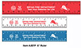 Plastic 6" Rulers