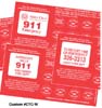 SMOKE DETECTOR CALENDER (Imprinted)