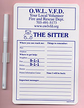 The Sitter Memo Board