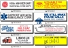 Bumper or Static Cling Sticker 3"x11.5" One Color
