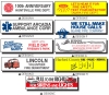 Bumper or Static Cling Sticker 3.75"x15" Two Color