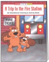 A Trip to the Fire Station Coloring Book - Stock