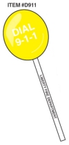 Safety Stick Lollipop #D911