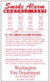 Flexible Info Magnet Smoke Alarm
