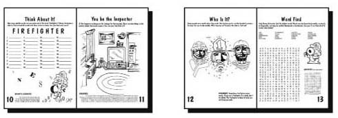 FIRE SAFETY ACTIVITY BOOK (imprinted)