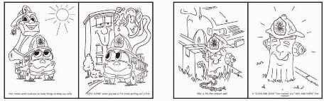 FUN FIRE TRUCK COLORING ACTIVITY BOOK (Imprinted)