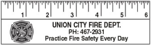 FIRE SAFETY BOOKMARKS CUSTOM IMPRINT