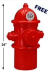 FIRE PLUG CONTAINER - FREE WITH AN ORDER FOR $600 OR MORE!