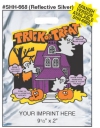 Trick or Treat Bag 11" x 15" Reflective Silver (Spanish)