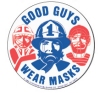 Good Guys Wear Masks Stickers