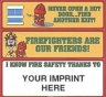 Henry Hydrant Fire Safety Sticker Sheet