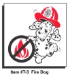 Fire Dog Tattoo