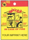 Litter Bags Stock - In Case of Fire