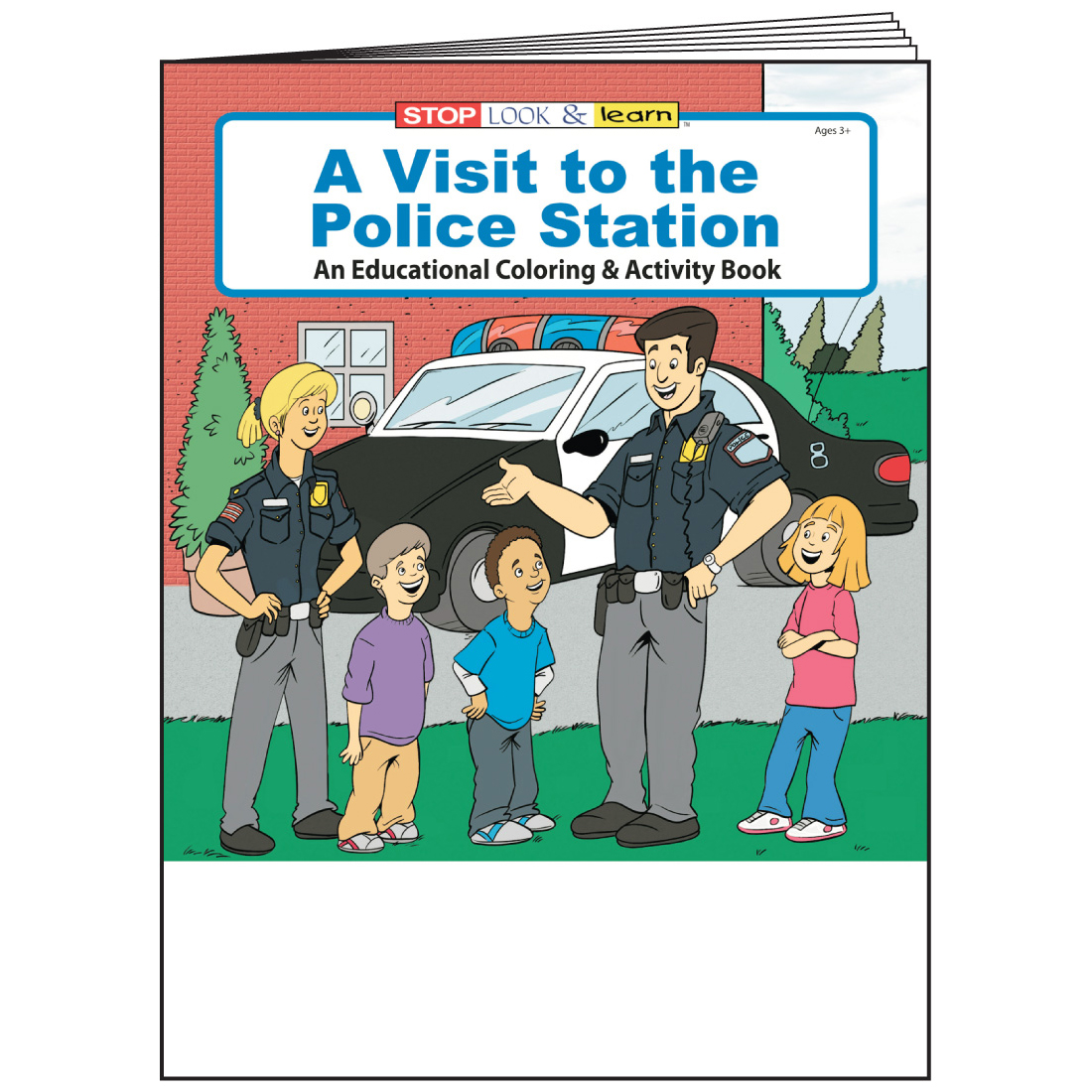 "A Visit to the Police Station" Coloring & Activity Books (Stock)