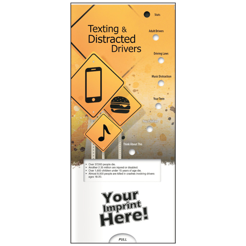 Pocket Slide Guide "Texting & Distracted Drivers" (Custom)