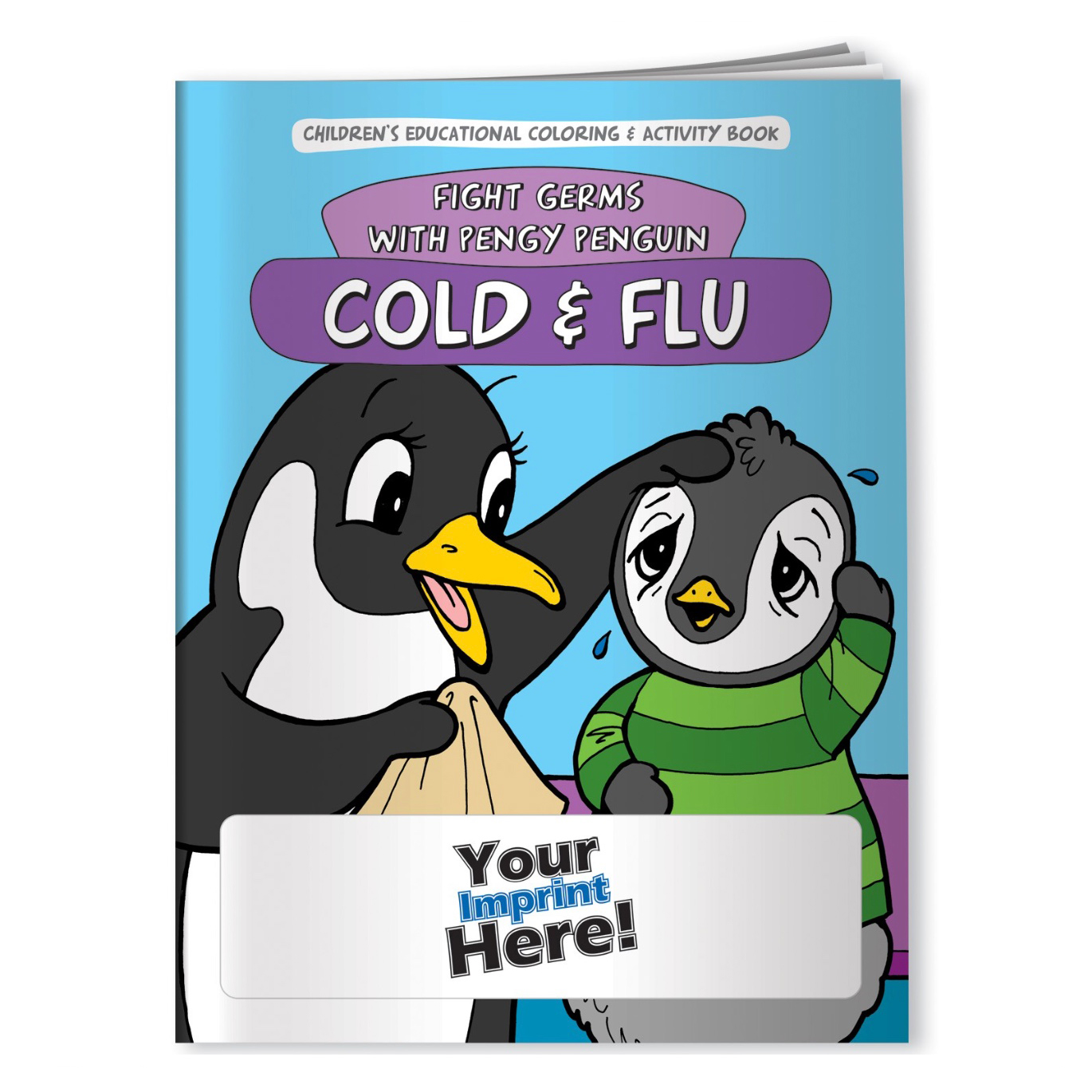 "Fight Germs" Coloring & Activity Books (Custom)